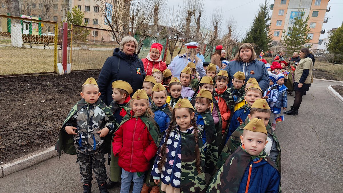 Парад Победы в детском саду «Улыбка»